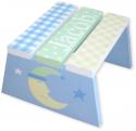  Hand Painted Step Stool with Slats 