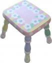  Hand Painted Alder Step Stool 