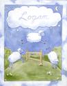  Lullaby Sheep Canvas Reproduction 