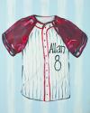  Baseball Jersey hand painted art by Reesa 