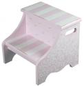  Pink Swirl Step Stool 