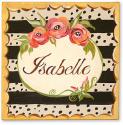  Circus Bloom Hand Painted Plaque by Drooz Studio 