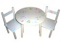  Personalized Round Table and Chairs 